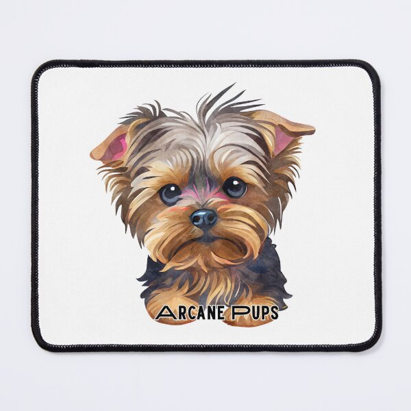Item preview, Arcane Pups – Mystical Yorkshire Terrier with Enchanted Charm designed and sold by TheMysticNook.