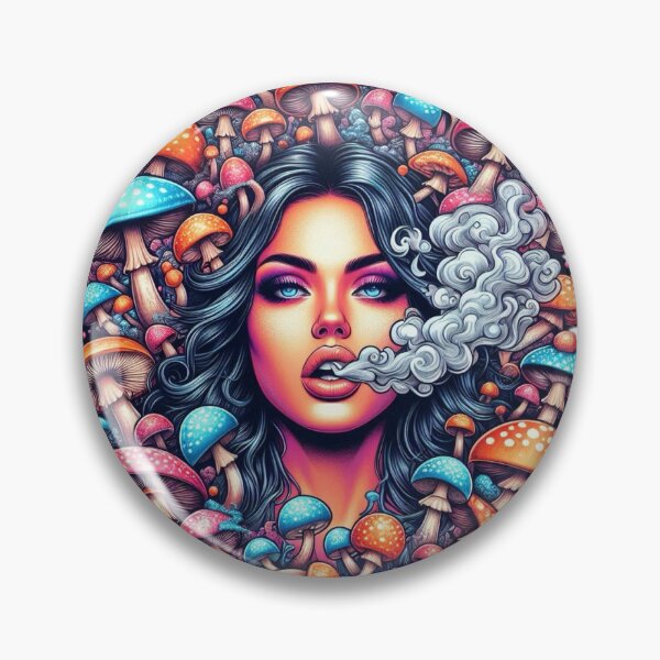 Item preview, Psychedelic chick designed and sold by ArtHsst.