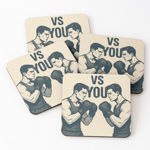 Item preview, "It’s You vs You" – Grit & Discipline Boxing Poster designed and sold by DamnOspin.