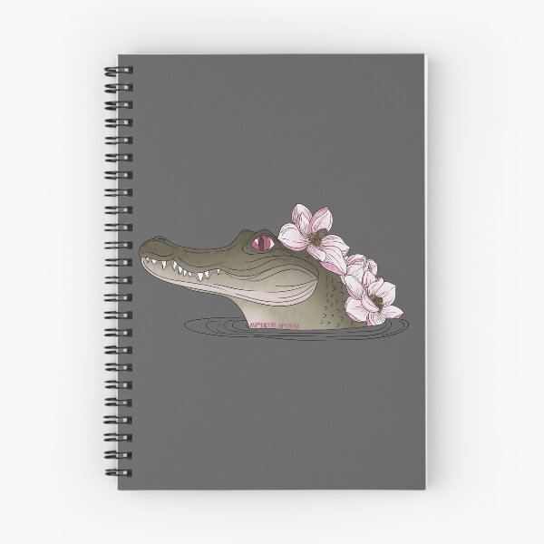 Aperçu de l'œuvre Magnoligator - Hybride animal-fleur de magnolias et d'alligator créée et vendue par Marguerite Artistry.