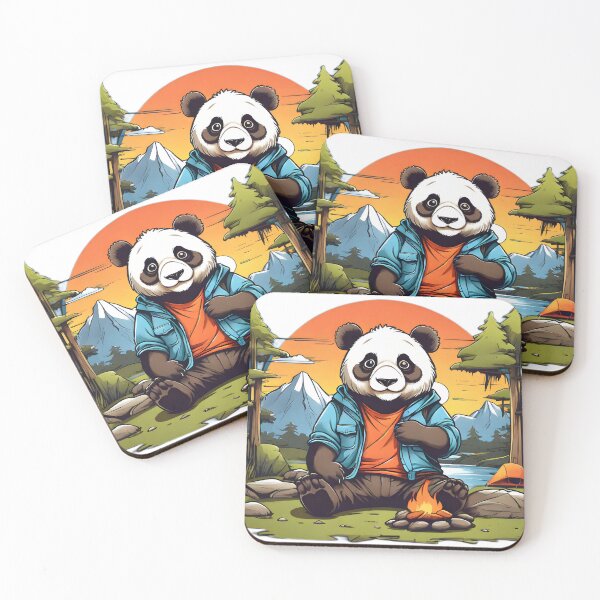 Item preview, panda at the campsite designed and sold by Karaz's Animal Kingdom.