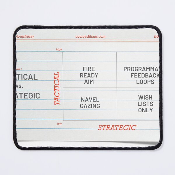 Item preview, Tactical vs. Strategic designed and sold by coonradthaus.