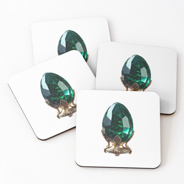 Item preview, Geometric emeralded egg designed and sold by di-Vera-Rosati.
