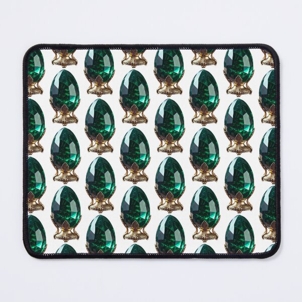 Item preview, Geometric emeralded egg designed and sold by di-Vera-Rosati.