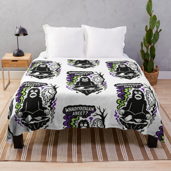 Item preview, "Whadiyatalkinabeet?" – Sassy the Sasquatch Chaos Art designed and sold by MeltdownSupply.