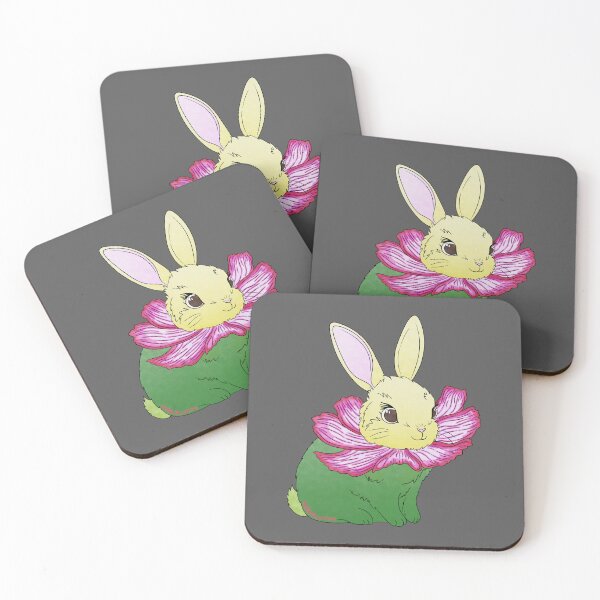 Item preview, Cosmo Cottontail- Cosmo Flower and Bunny Rabbit Animal-Flower Hybrid  designed and sold by Marguerite Artistry.