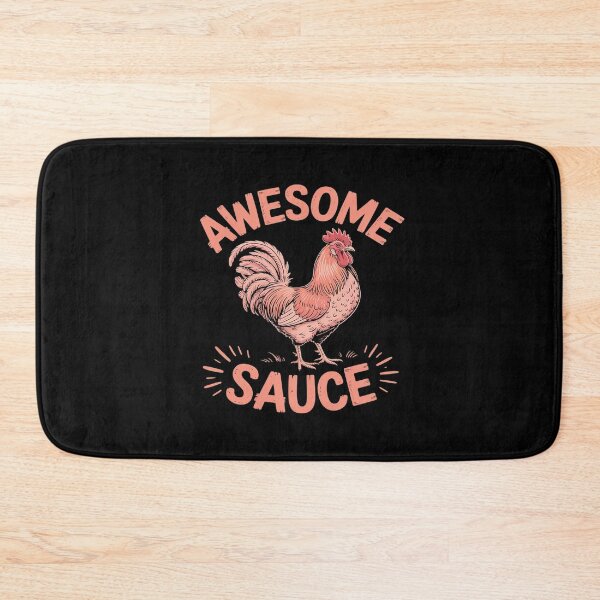 Item preview, Awesome Sauce with Picture of Rooster Funny designed and sold by MAKOPOKOShop.