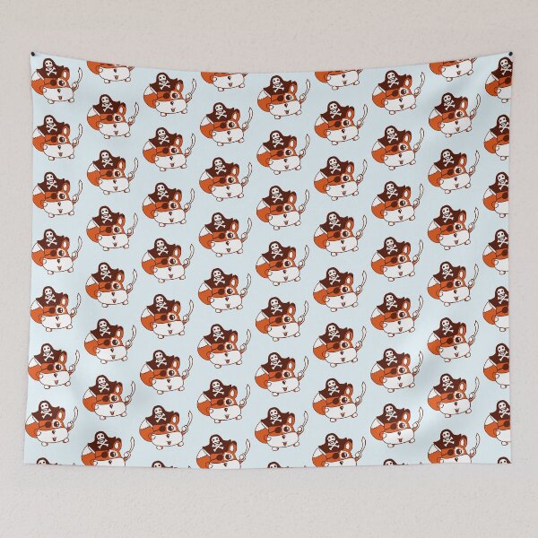 Item preview, Little Cute Captain Fox Pirate Animal Eye Patch designed and sold by shirt-o-mat.