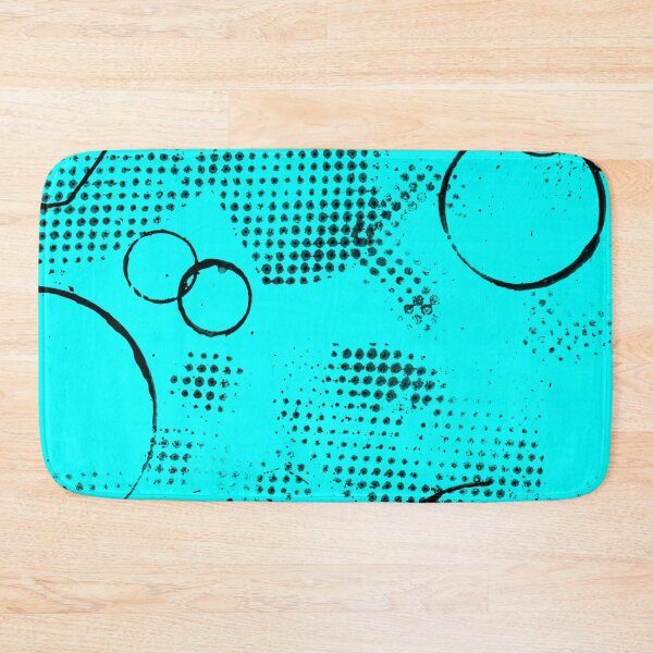 Item preview, Bright Turquoise Avant Garde pattern designed and sold by Patterns-2024.