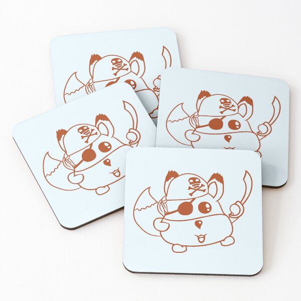Item preview, Little Cute Captain Fox Pirate Animal Eye Patch designed and sold by shirt-o-mat.