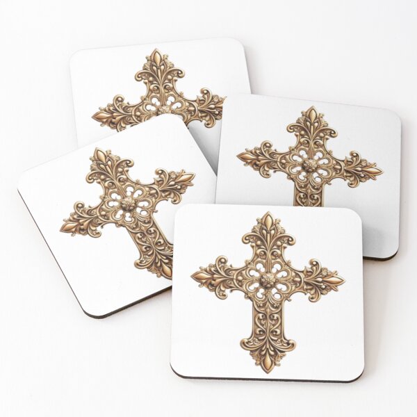 Item preview, Golden cross designed and sold by di-Vera-Rosati.