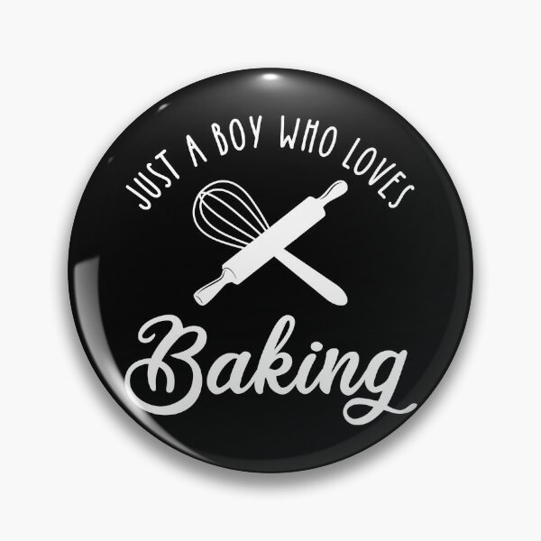 Item preview, Just A Boy Who Loves Baking designed and sold by Cat Lady Designs.