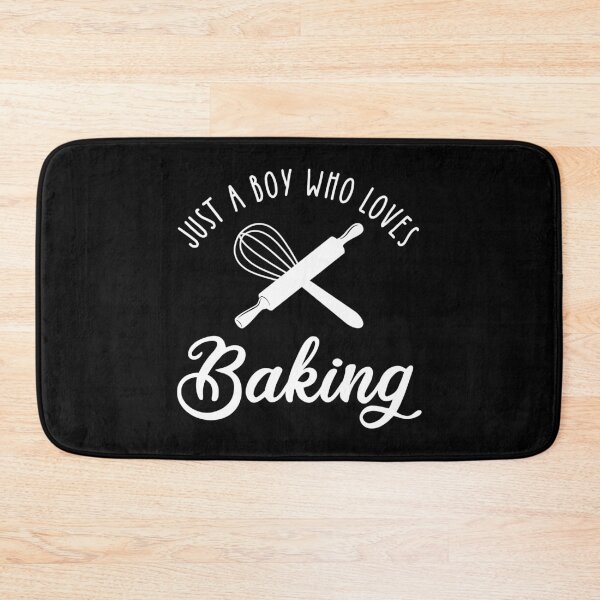 Item preview, Just A Boy Who Loves Baking designed and sold by Cat Lady Designs.
