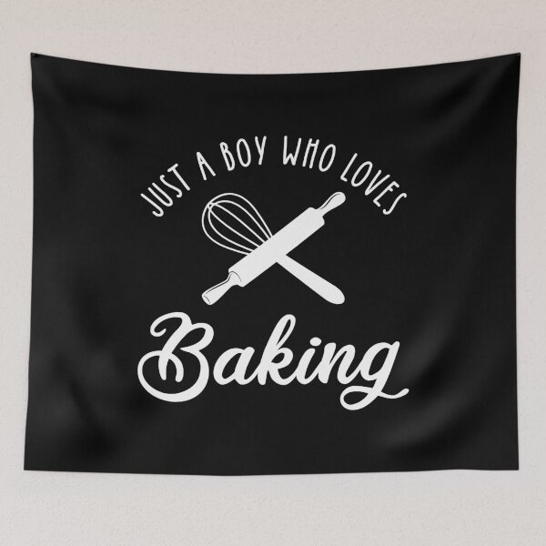 Item preview, Just A Boy Who Loves Baking designed and sold by Cat Lady Designs.