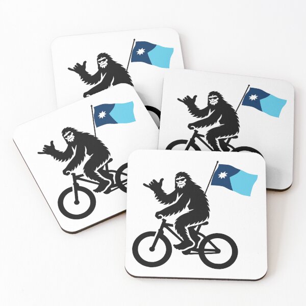 Item preview, Bigfoot Cycling Minnesota Flag designed and sold by Esskay Designs.
