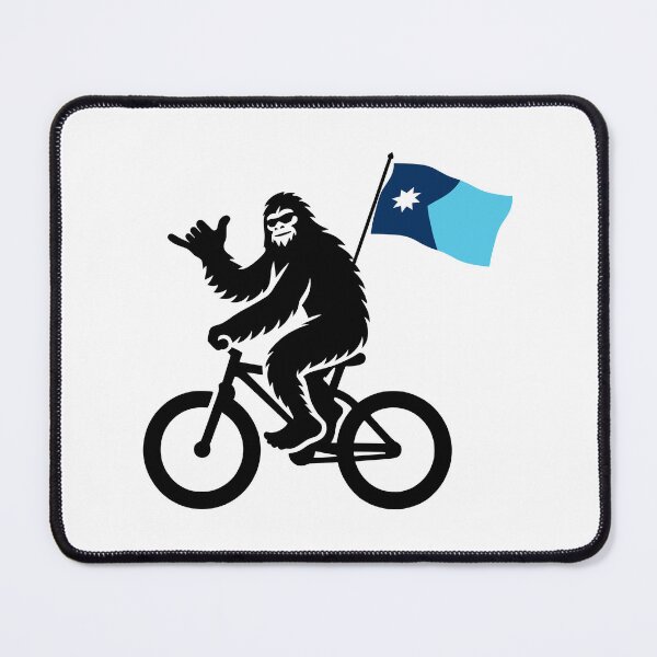 Item preview, Bigfoot Cycling Minnesota Flag designed and sold by Esskay Designs.