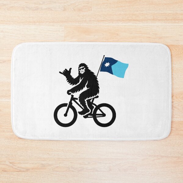 Item preview, Bigfoot Cycling Minnesota Flag designed and sold by Esskay Designs.