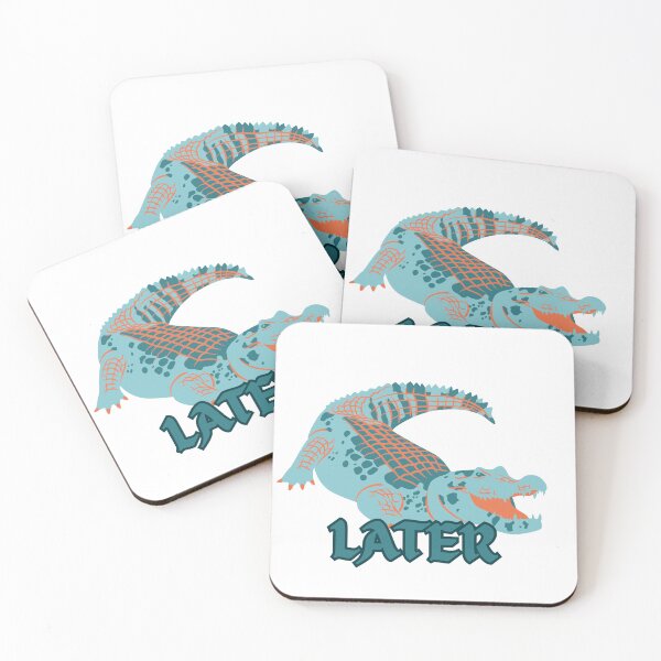 Item preview, Later Gator – Cute Funny Alligator Saying with Retro Vibes designed and sold by TheMysticNook.