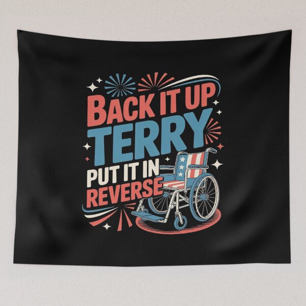 Item preview, Back It Up Terry Put It In Reverse Funny 4th Of July designed and sold by MAKOPOKOShop.