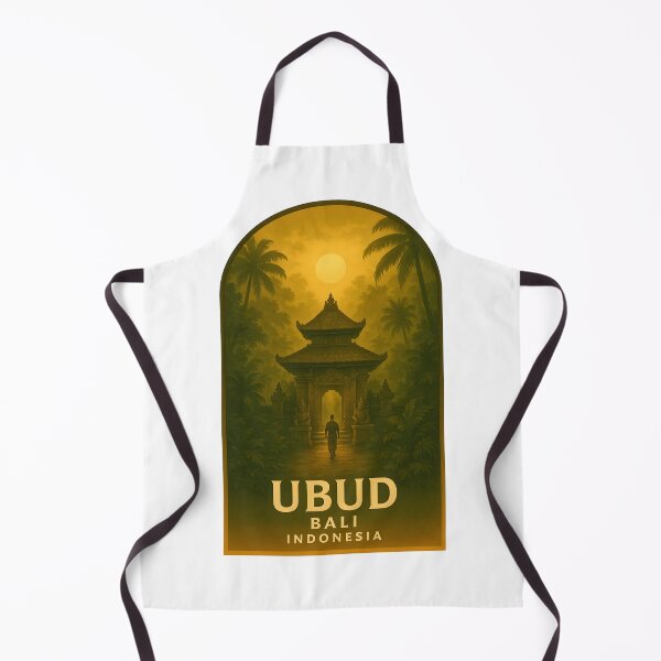 Item preview, Ubud Bali Indonesia - golden hour temple designed and sold by LoveLabDesign.