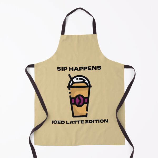 Item preview, Sip Happens Iced Latte Edition Coffee Latte Lovers designed and sold by PureGoldDesigns.