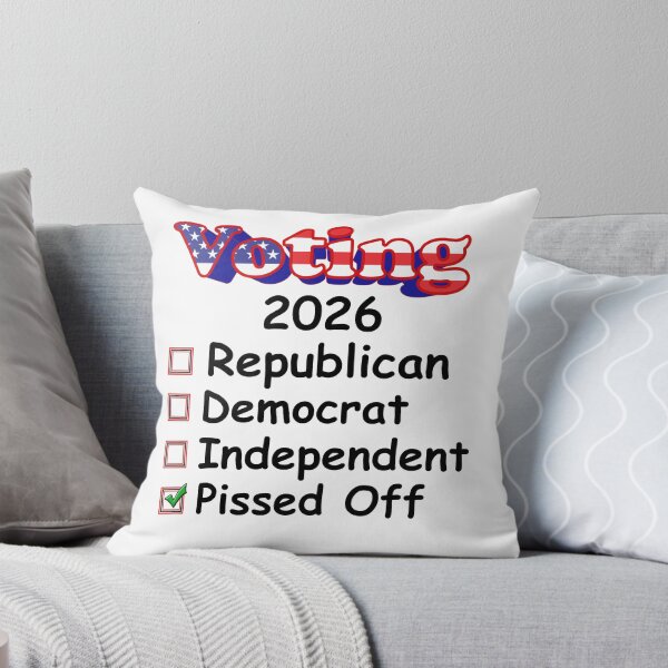 Item preview, Bold Really Pissed Off Voting 2026 Design designed and sold by jglawson676.