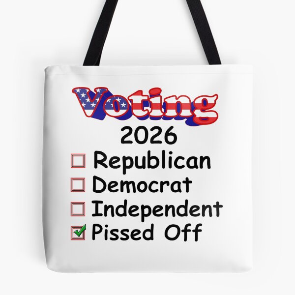 Item preview, Bold Really Pissed Off Voting 2026 Design designed and sold by jglawson676.