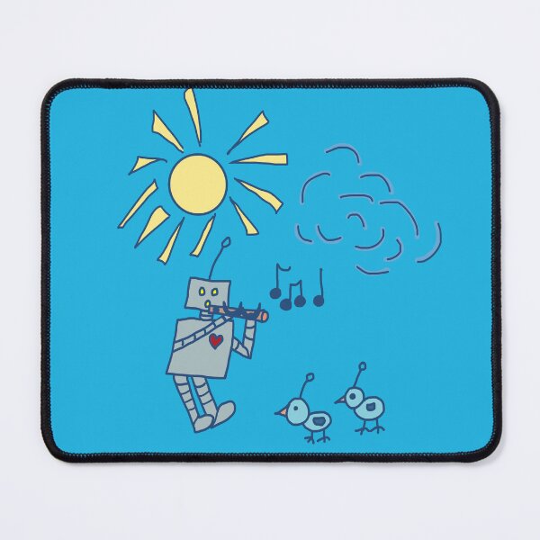 Item preview, Robot Playing Music designed and sold by RepeatCandy.