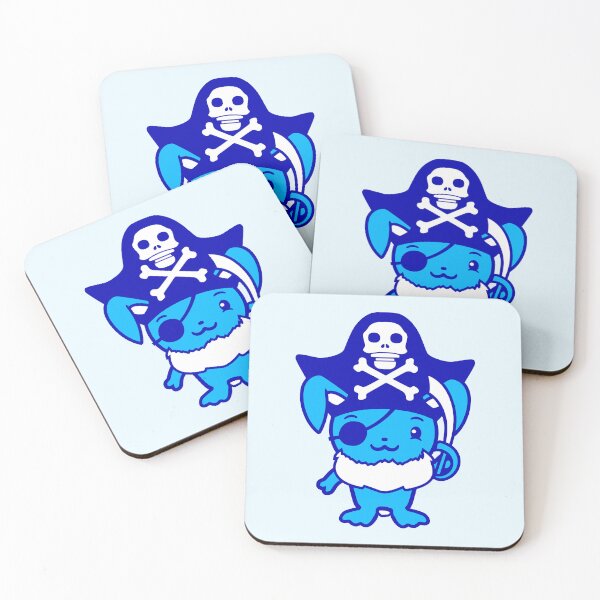 Item preview, Cute Little Pirate Rabbit Bunny Captain Eye Patch designed and sold by shirt-o-mat.