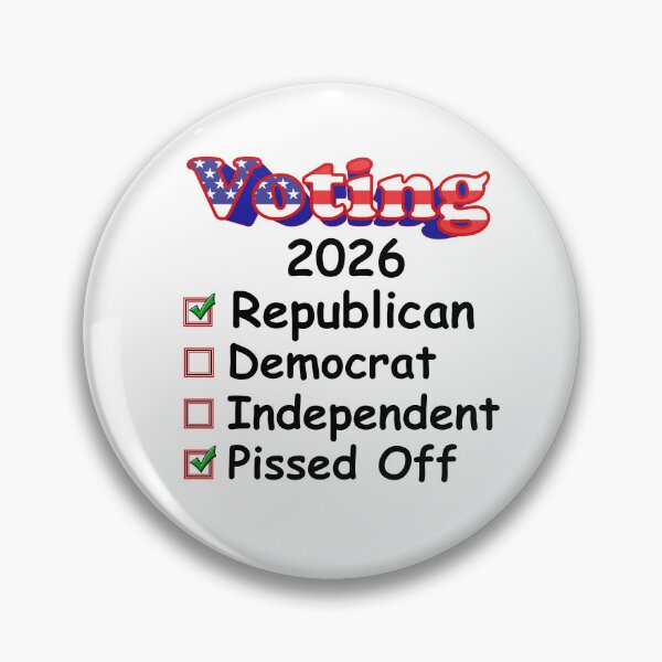 Item preview, Wonderful Pissed Off Voting Republican 2026 Design designed and sold by jglawson676.