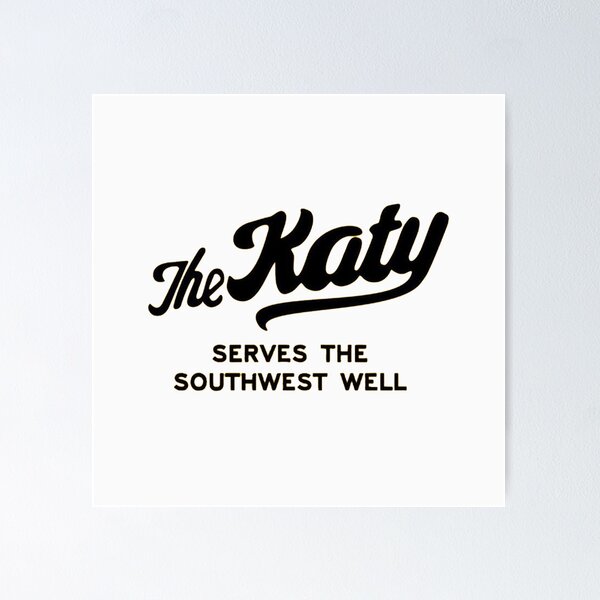 Item preview, Vintage The Katy - Missouri Kansas Texas Railway - Serves The Southwest Well designed and sold by QuayTradingCo.
