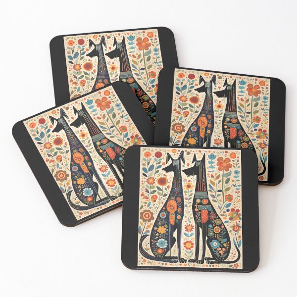 Item preview, Mattie & Herbert in Folk Art style designed and sold by Genevieve Crabe.