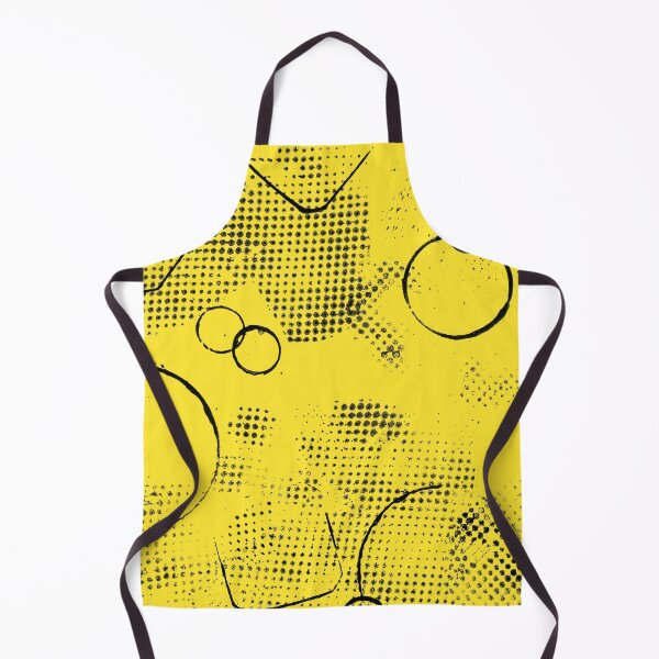 Item preview, Yellow and Black Avant Garde pattern designed and sold by Patterns-2024.