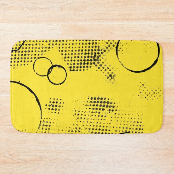 Item preview, Yellow and Black Avant Garde pattern designed and sold by Patterns-2024.