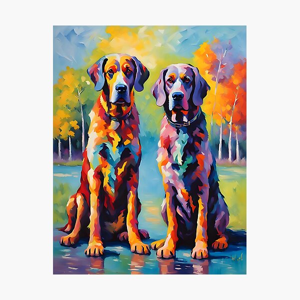 Item preview, Berthe & Imelda in Impressionist style designed and sold by Genevieve Crabe.