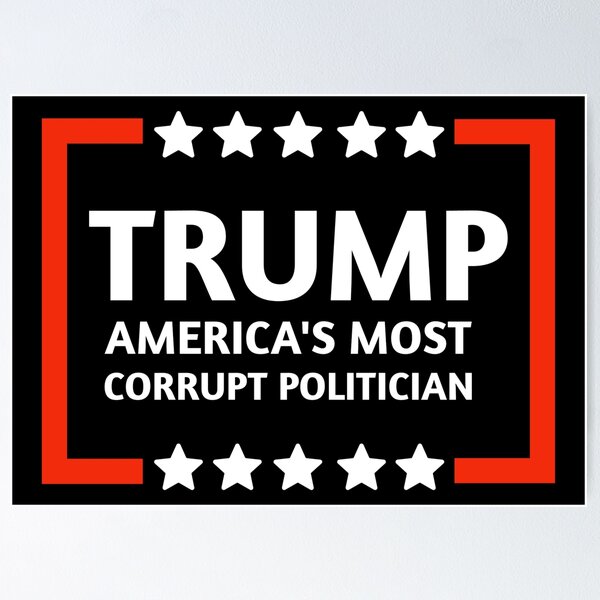 Item preview, America’s most corrupt politician  designed and sold by Rachel the Artist .