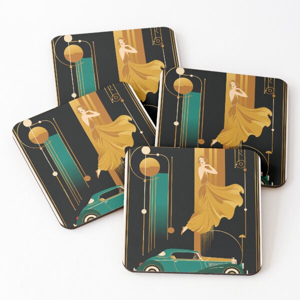 Item preview, ART DECO designed and sold by Cosmic Pop Lab.