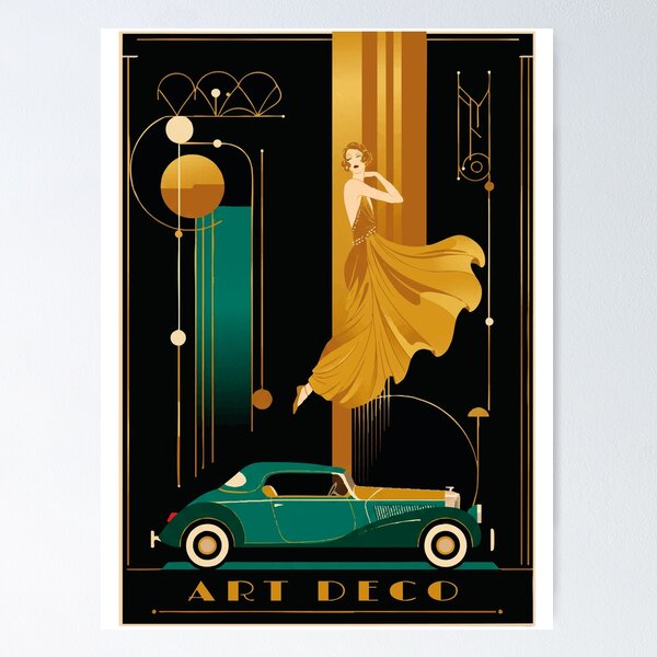 Item preview, ART DECO designed and sold by Cosmic Pop Lab.