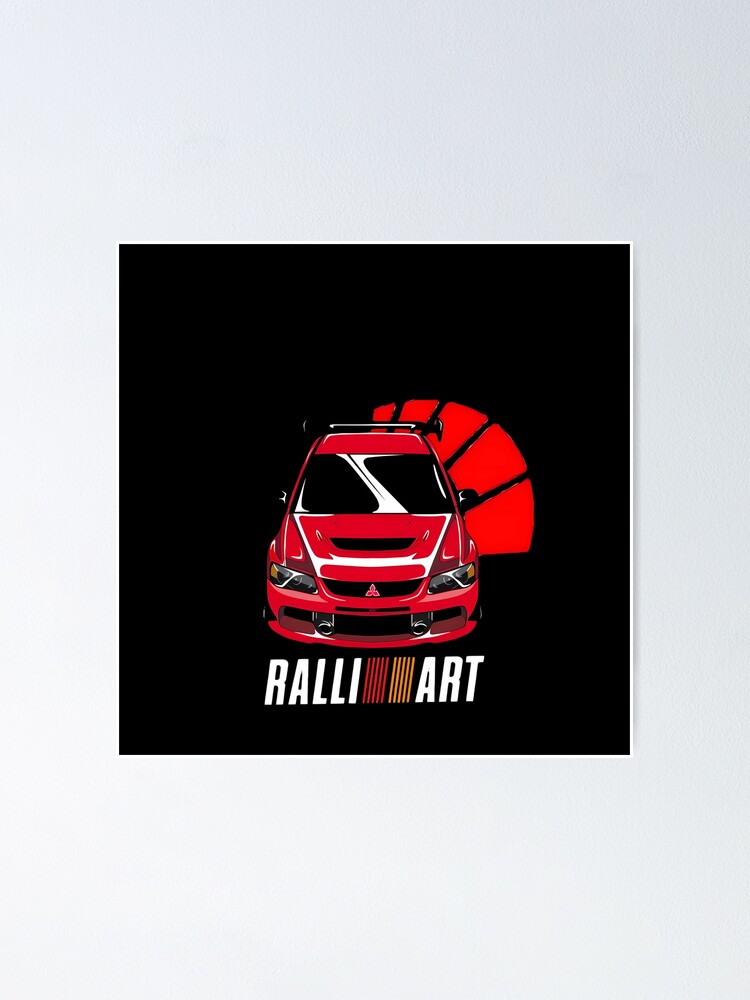 Thumbnail 1 of 3, Poster, Legendary Rally Machine – Red Speed Beast designed and sold by Rafshinart.