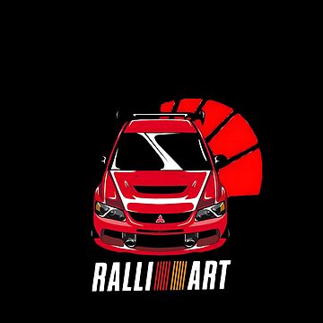 Artwork thumbnail, Legendary Rally Machine – Red Speed Beast by Artistic canvas store