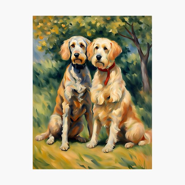 Item preview, Auguste & Aline in Impressionist style designed and sold by Genevieve Crabe.
