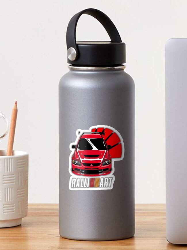 Thumbnail 1 of 3, Sticker, Legendary Rally Machine – Red Speed Beast designed and sold by Rafshinart.
