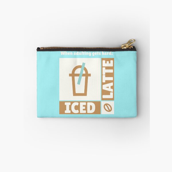 Item preview, When Adulting Gets Hard, Iced Latte, Coffee Lovers designed and sold by PureGoldDesigns.