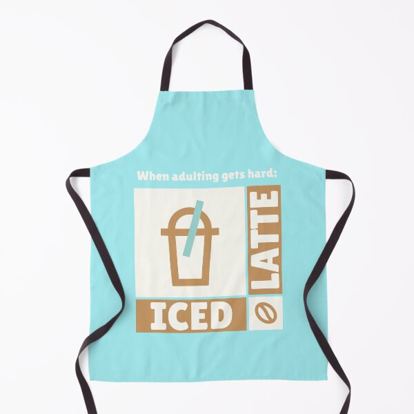 Item preview, When Adulting Gets Hard, Iced Latte, Coffee Lovers designed and sold by PureGoldDesigns.