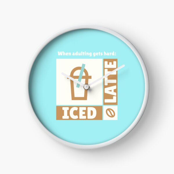 Item preview, When Adulting Gets Hard, Iced Latte, Coffee Lovers designed and sold by PureGoldDesigns.