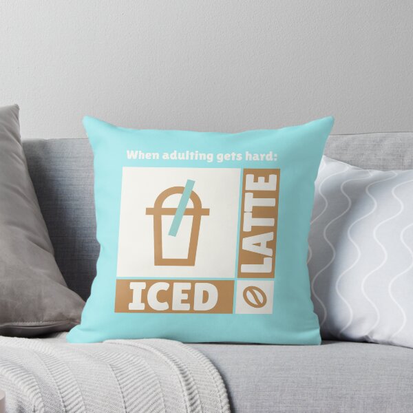 Item preview, When Adulting Gets Hard, Iced Latte, Coffee Lovers designed and sold by PureGoldDesigns.
