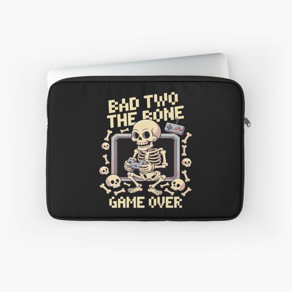 Item preview, Bad Two the Bone Skeleton Gamer designed and sold by MAKOPOKOShop.