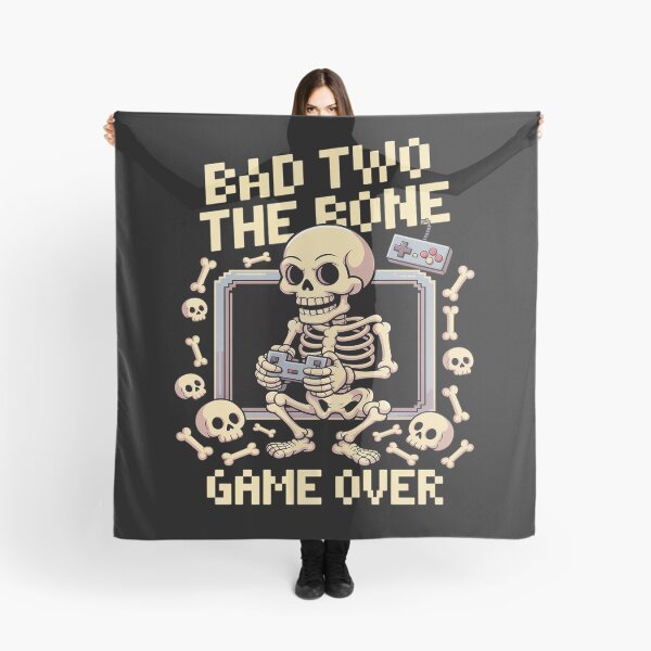 Item preview, Bad Two the Bone Skeleton Gamer designed and sold by MAKOPOKOShop.