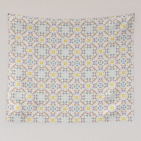 Item preview, abstract lovely things design rainbow art chromatic seamless colorful repeat pattern designed and sold by Abrahamjrnd.