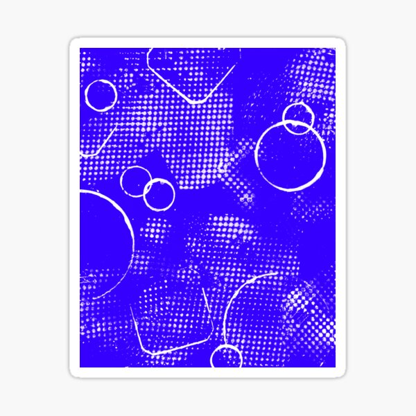 Item preview, Purple Blue and White Avant Garde pattern designed and sold by Patterns-2024.